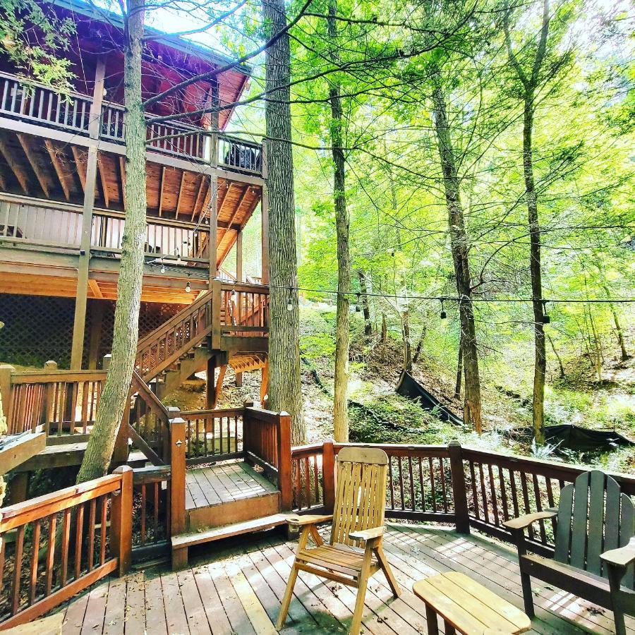 Luxury Cabin With Waterview And Privacy, Hiking Блу Ридж Екстериор снимка